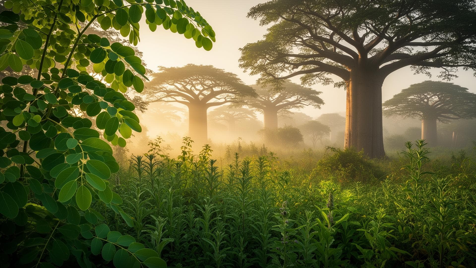 African botanical landscape